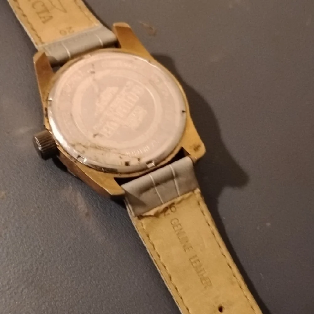 Invicta Black and Gold Wristwatch